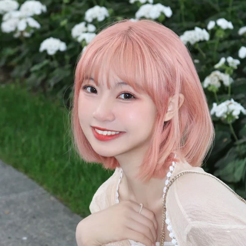女装 ふんわり前髪ショートボブウィッグ