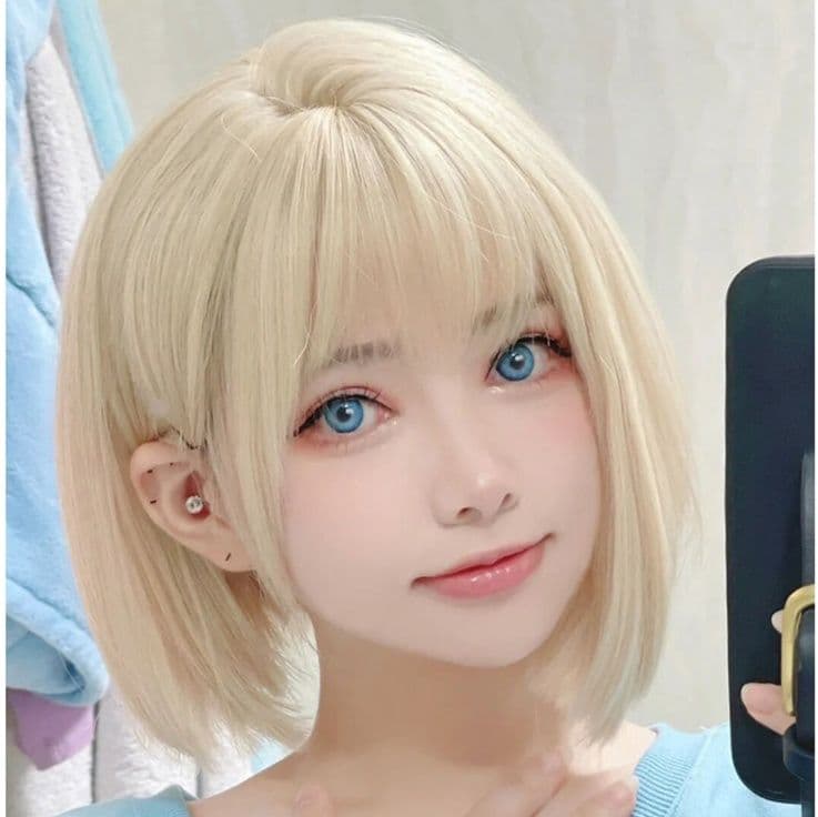 女装 姫系空気感ショートウィッグ