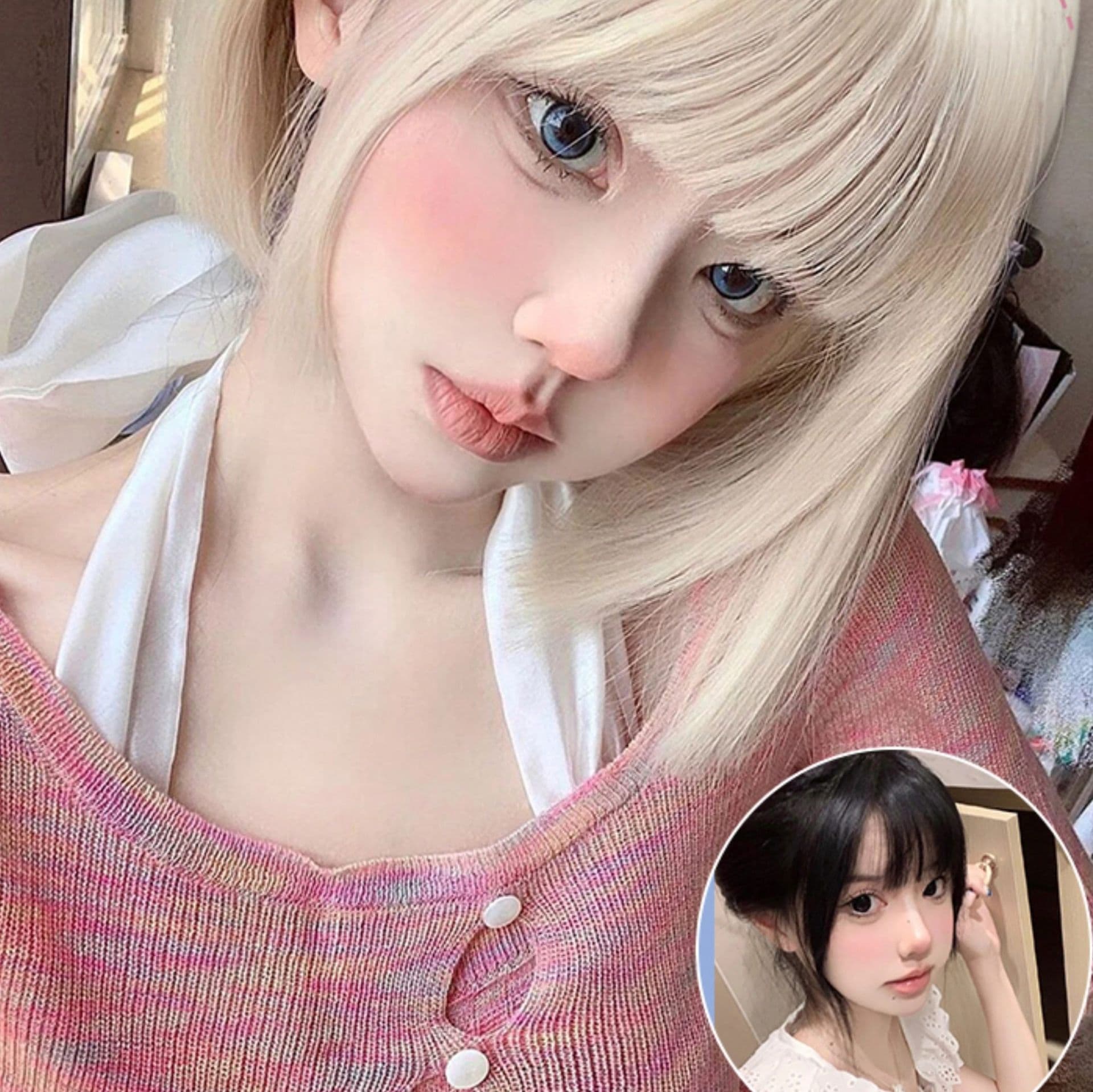 女装 姫系空気感ショートウィッグ