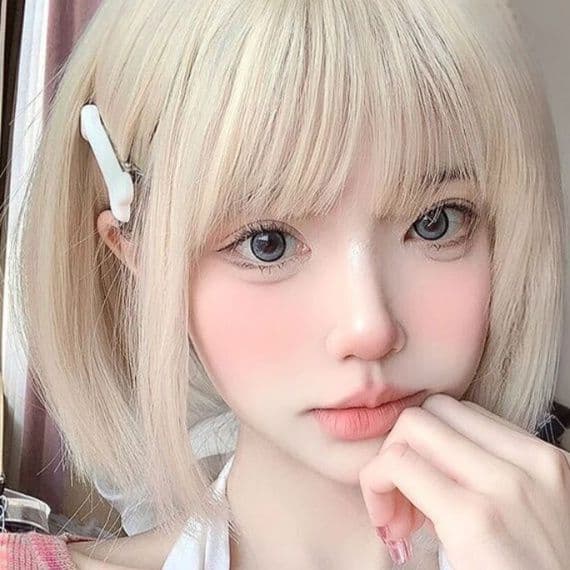 女装 姫系空気感ショートウィッグ