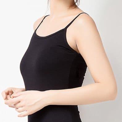 女装 胸元成型パッド付きキャミソール型下着
