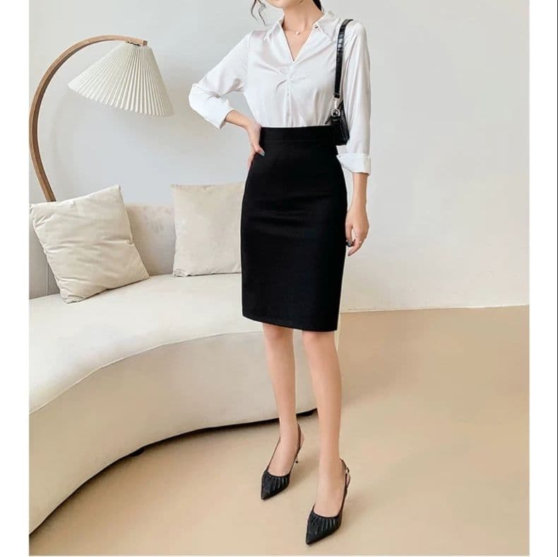 女装 清楚系タイトスカート事務服風