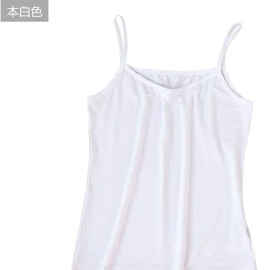 女装 細肩紐シンプルキャミソール下着セット