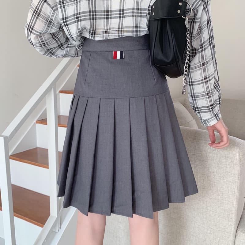 女装 ベーシックプリーツミニスカート