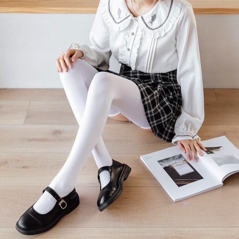 女装 絶対領域ニーハイ