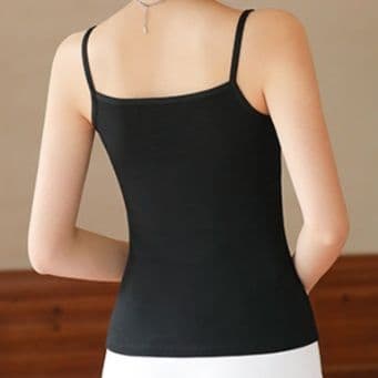 女装 華奢見せ細肩紐キャミソール型インナー
