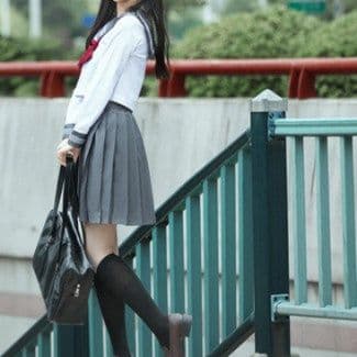 女装 清楚系学園風セーラー服上下セット