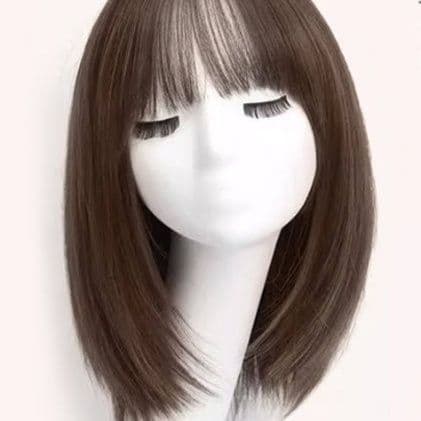 女装 清純系内巻き鎖骨レングス前髪ありウィッグ