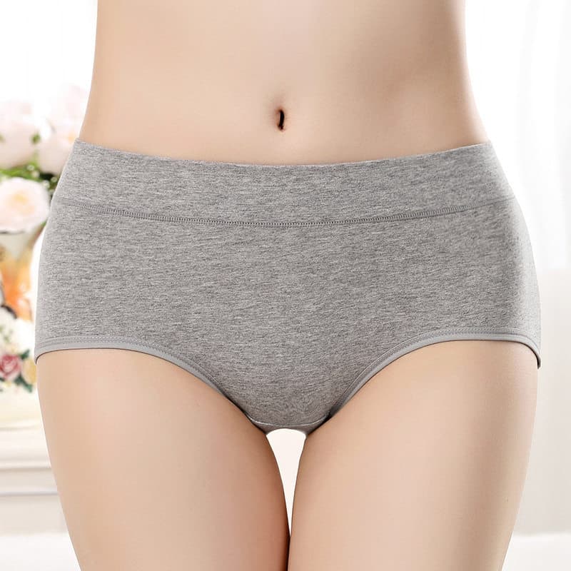 女装 綿混素材のシンプルハイウエストショーツ