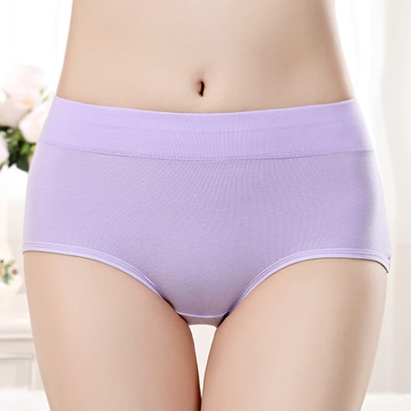 女装 綿混素材のシンプルハイウエストショーツ